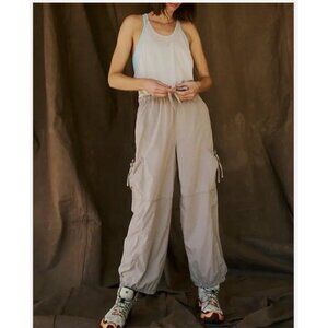 Free People FP Movement Back Packer Jumpsuit Size L